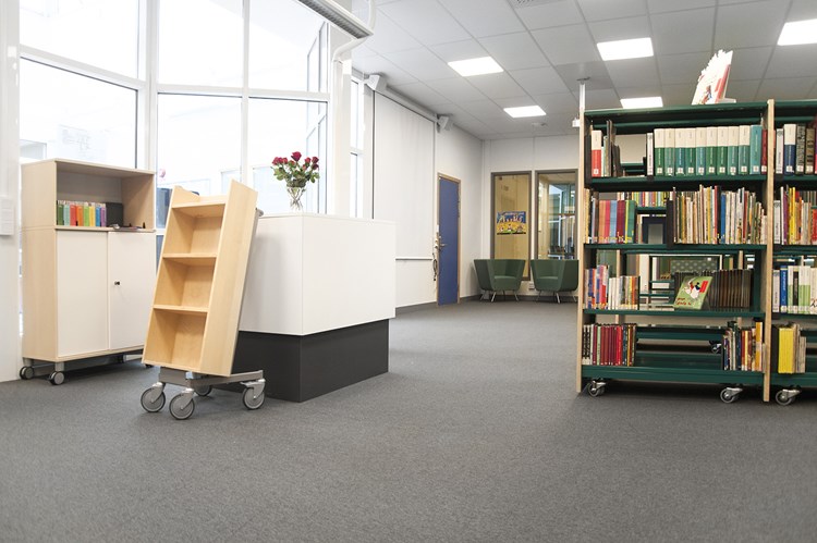 Halland bogvogn (Rosengårdsskolen, Malmö, Sverige)