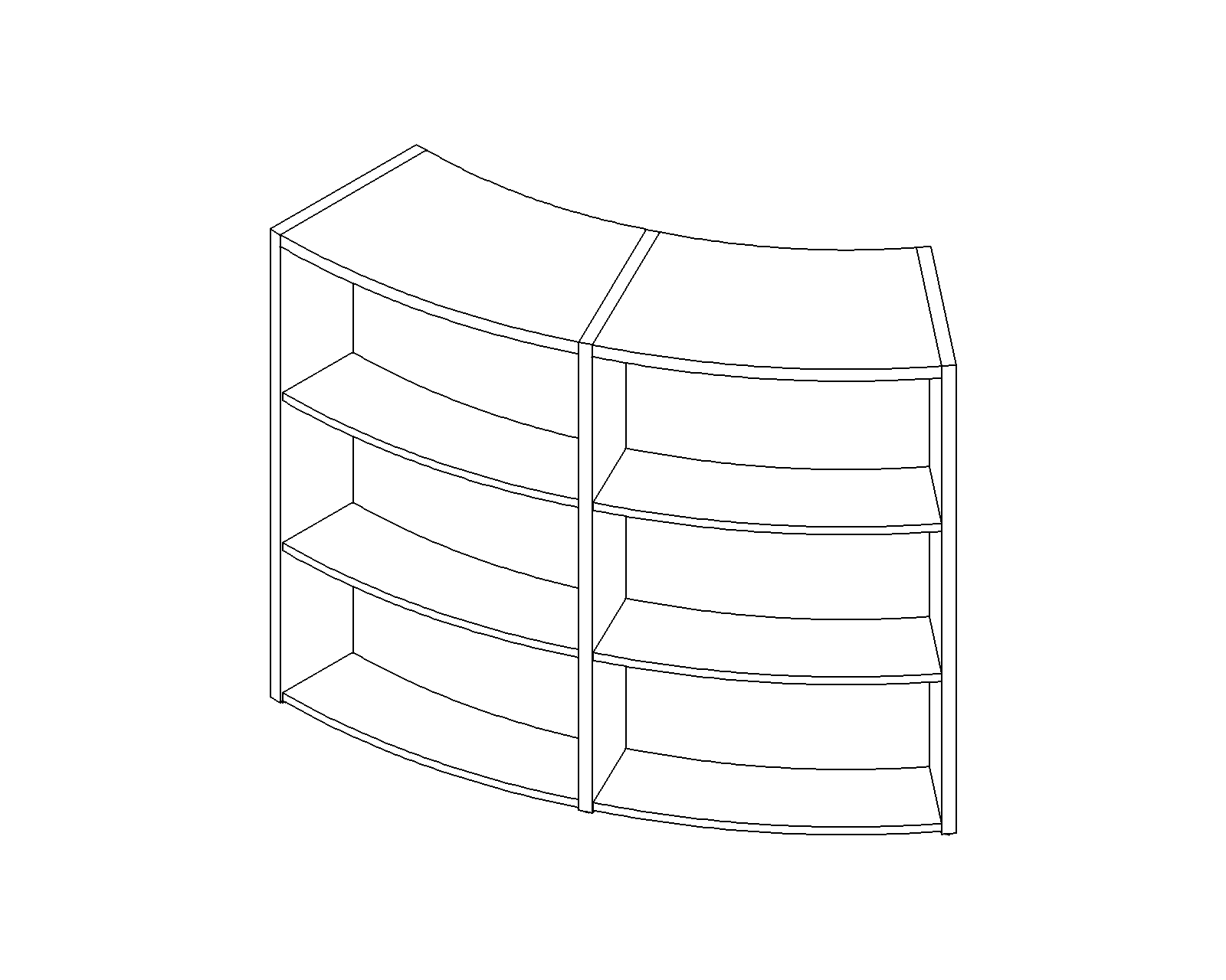 Inform Round adj. feet - 26˚ - H1512 - 2 bays - 3D.dwg