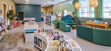 Sanderstedt Library Biblioteksindretning der gør en forskel
